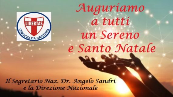 LA DEMOCRAZIA CRISTIANA AUGURA A TUTTI UN SERENO E SANTO NATALE !