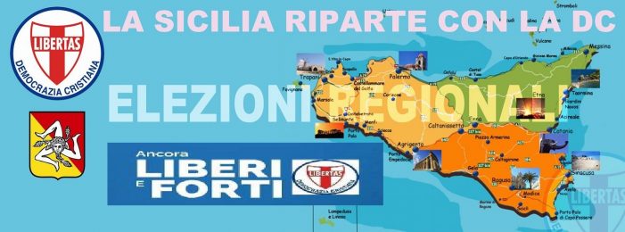 LUNEDI’ 4 APRILE 2022 (ALLE ORE 17.00) RIUNIONE REGIONALE DELLA DEMOCRAZIA CRISTIANA SICILIA PRESSO LA SEDE REGIONALE D.C. DI VIA GROTTE BIANCHE N. 20, A CATANIA