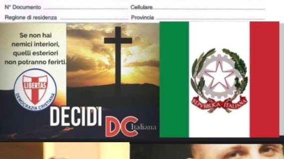 LUNEDI’ 30 GENNAIO 2023 – ORE 18.30 – RIUNIONE IN VIDEO-CONFERENZA (MODALITA’ MEET) DELLA DEMOCRAZIA CRISTIANA DEDICATA ALLE ELEZIONI REGIONALI DI LAZIO E LOMBARDIA DEL PROSSIMO 12 E 13 FEBBRAIO 2023