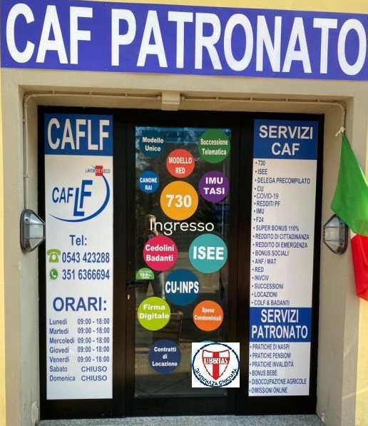 LA NUOVA SEDE DI RAPPRESENTANZA PROVINCIALE DELLA DEMOCRAZIA CRISTIANA DELLA PROVINCIA DI FORLI’/CESENA IN VIA LIVIO SALINATORE N. 90 A FORLI’