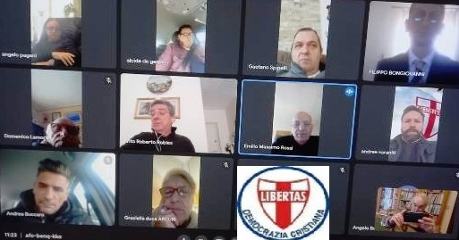 PROFICUA RIUNIONE (SABATO 5 MARZO 2022) IN VIDEO-CONFERENZA DELLA DEMOCRAZIA CRISTIANA DELLA REGIONE LOMBARDIA ESTESA ANCHE ALLE ALTRE REGIONI DEL NORD-OVEST