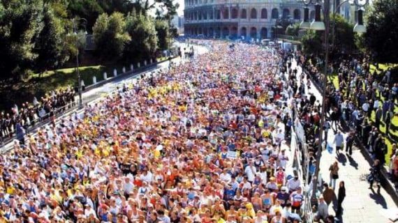 ANCHE IL “VILLAGGIO DEL CUORE” ERA PRESENTE ALLA RIUSCITISSIMA 27° MARATONA DI ROMA SVOLTASI NELLA CAPITALE NELL’ULTIMO FINE SETTIMANA DEL MARZO 2022