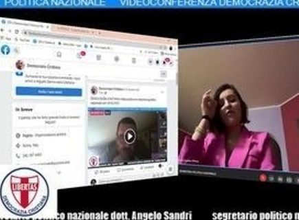 ANCHE LA PARTECIPAZIONE DI ALESSIA COLOMBO (NOVARA) ALLA VIDEO CONFERENZA DELLA SEGRETERIA NAZIONALE DELLA D.C. DI LUNEDI’ 14 MARZO 2022.