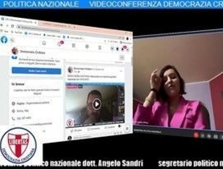 ANCHE LA PARTECIPAZIONE DI ALESSIA COLOMBO (NOVARA) ALLA VIDEO CONFERENZA DELLA SEGRETERIA NAZIONALE DELLA D.C. DI LUNEDI’ 14 MARZO 2022.