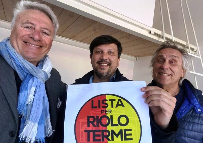 LA DEMOCRAZIA CRISTIANA A RIOLO TERME (RA) APPOGGIA LA CANDIDATURA A SINDACO DEL CENTRISTA MIRKO DE CARLI (POPOLO DELLA FAMIGLIA). 