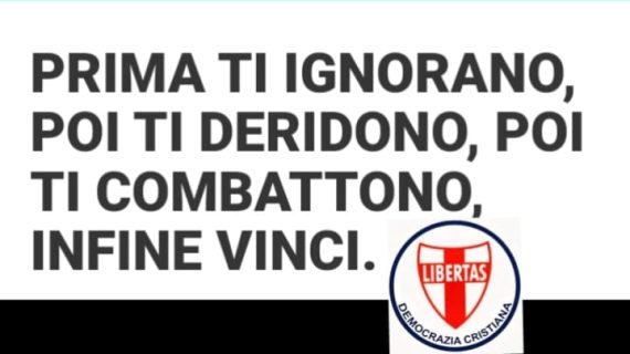 ABBIAMO UN IMPEGNO DA ONORARE NEI CONFRONTI DELLA SOCIETÀ’ CUI APPARTENIAMO !