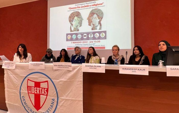 HA PRESO IL VIA A BRESCIA (ORE 15.30 del 7 MAGGIO 2022) ALL’AUDITORIUM “PECORELLI” DI BRESCIA L’ATTESO CONVEGNO SUL TEMA: “DONNE FRA SOCIETA’ E RELIGIONE”
