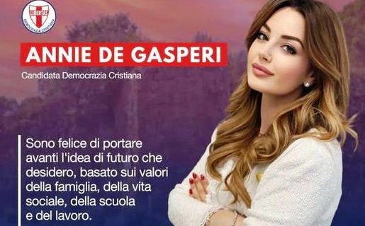 LA DEMOCRAZIA CRISTIANA SCENDE IN CAMPO AD ARDEA (IN PROVINCIA DI ROMA) CON CAPO-LISTA LA GEOMETRA ANNIE DE GASPERI !