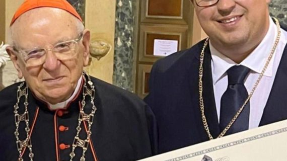 JACOPO DOZIO (MONZA E BRIANZA) NOMINATO  SENATORE ACCADEMICO DELLA PRESTIGIOSA ACCADEMIA INTERNAZIONALE MAURIZIANA