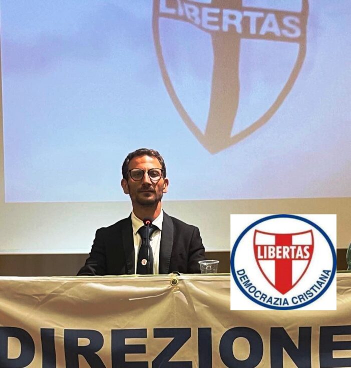 COMUNICATO STAMPA: FILIPPO BONGIOVANNI (FIRENZE) E’ IL NUOVO SEGRETARIO ORGANIZZATIVO NAZIONALE DELLA DEMOCRAZIA CRISTIANA ITALIANA