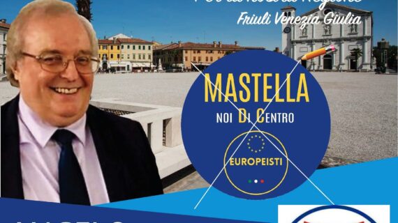 ANGELO SANDRI (CANDIDATO DELLA DEMOCRAZIA CRISTIANA NELLA LISTA “NOI DI CENTRO – EUROPEISTI” IN FRIULI VENEZIA GIULIA): RAFFORZARE IL CENTRO CONTRO I “FASCISMI” DI DESTRA E DI SINISTRA !