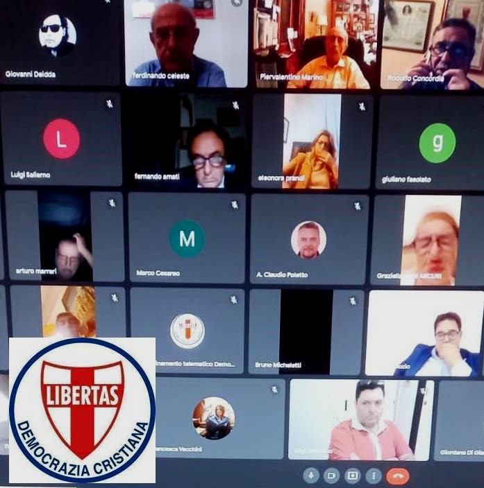 AFFOLLATA VIDEO-CONFERENZA DELLA DEMOCRAZIA CRISTIANA PER COMMENTARE LO SVOLGIMENTO E L’ESITO DELLE ELEZIONI POLITICHE 2022 DEFINITE “IL GRANDE IMBROGLIO” ! 