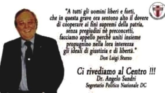 PROSEGUE IL DIALOGO “CENTRISTA” TRA DEMOCRATICI CRISTIANI AL CENTRO (G. PAOLO DEIDDA), M.E.D.A. (MARIA RICCELLI), MISTIPE (GIULIA DI ROCCO) E LA DEMOCRAZIA CRISTIANA (ANGELO SANDRI).