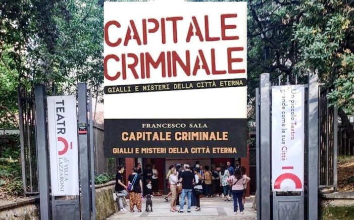 GRANDE INTERESSE PER IL LIBRO “CAPITALE CRIMINALE – GIALLI E MISTERI DELLA CITTA’ ETERNA” SCRITTO DALL’ATTORE E REGISTA FRANCESCO SALA