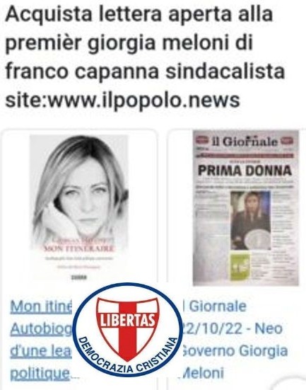 Chiesto intervento della Premier Giorgia Meloni per il caso Franco Capanna: centinaia di aziende famose usano il nome dell’editorialista de “IL POPOLO” della Democrazia Cristiana. Indagini in corso ! >