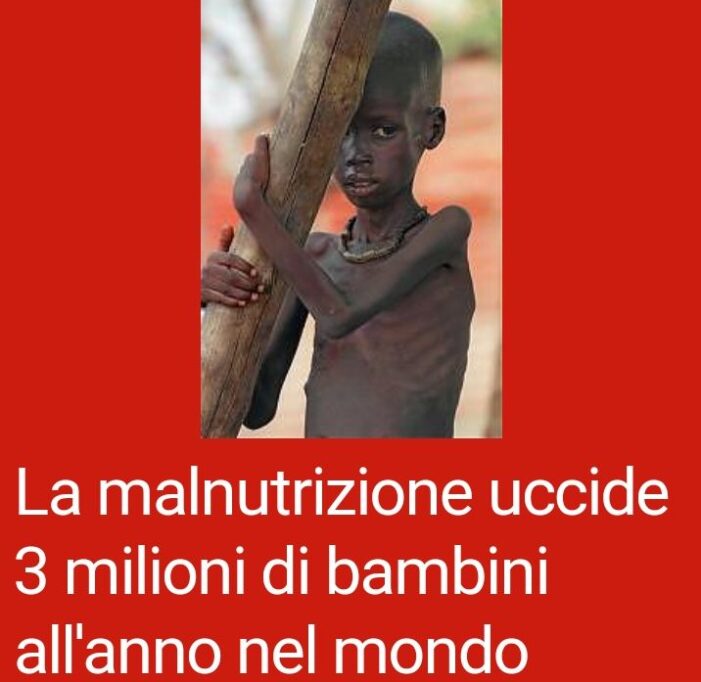 NATALE 2022: IGNORATI I BAMBINI MORENTI PER MANCANZA DI ACQUA,CIBO E MEDICINE.