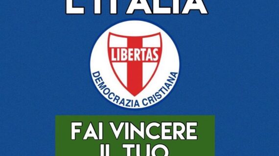 RISALE LA DEMOCRAZIA CRISTIANA: UNA VALIDA ALTERNATIVA CENTRISTA  DA SEMPRE VICINA ALLE ISTANZA DEL POPOLO ITALIANO !