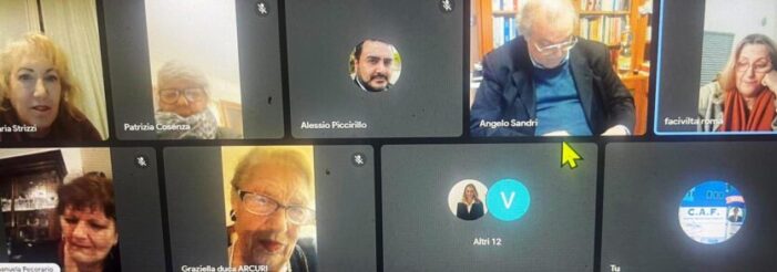 LUNEDI’ 2 GENNAIO 2023 SI E’ SVOLTA IN VIDEO-CONFERENZA LA PRIMA RIUNIONE DELL’ANNO PROMOSSA DALLA SEGRETERIA POLITICA NAZIONALE DELLA DEMOCRAZIA CRISTIANA