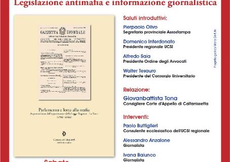 Parlamento italiano e la lotta alla mafia: a quarant’anni dalla legge Rognoni – La Torre. Legislazione antimafia e e informazione giornalistica