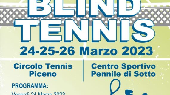 Il tennis per ciechi sbarca  ad Ascoli Piceno la città delle 100 torri