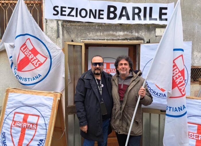 PROSEGUE INTENSA L’ATTIVITA’ ORGANIZZATIVA DELLA DEMOCRAZIA CRISTIANA IN REGIONALE BASILICATA: INAUGURATA SABATO 20 MAGGIO 2023 LA NUOVA SEDE DELLA D.C. DEL COMUNE DI BARILE (IN PROVINCIA DI POTENZA)