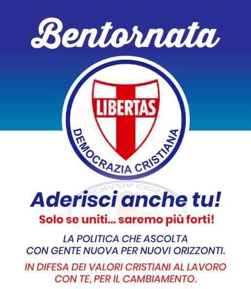 SI INAUGURA QUEST’OGGI – SABATO 20 MAGGIO 2023 – ALLE ORE 11.00 – A BARILE (COMUNE IN PROVINCIA DI POTENZA) LA NUOVA LOCALE SEZIONE DELLA DEMOCRAZIA CRISTIANA !