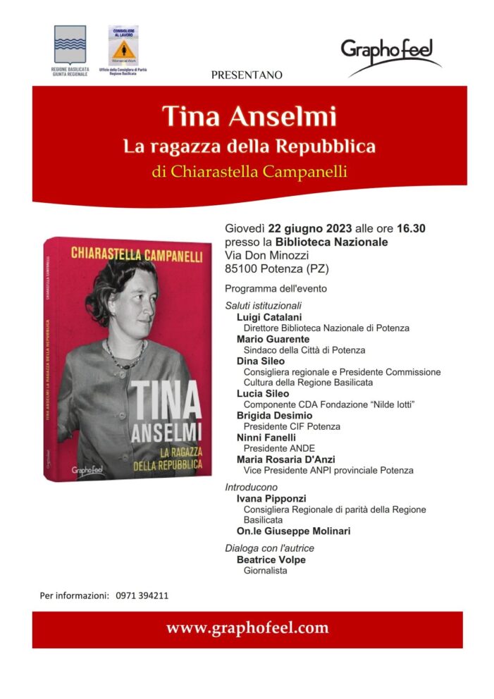 “Tina Anselmi . La ragazza della Repubblica”.
