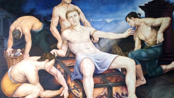 IL RICORDO DELLA FIGURA DI SAN LORENZO MARTIRE CRUDELMENTE ARSO VIVO IN EPOCA ROMANA A CAUSA DELLE FEROCI PERSECUZIONI AI CRISTIANI DECISE DALL’IMPERATORE VALERIANO (ANNO 258) IL RICORDO DELLA FIGURA DI SAN LORENZO MARTIRE CRUDELMENTE ARSO VIVO IN EPOCA ROMANA A CAUSA DELLE FEROCI PERSECUZIONI AI CRISTIANI DECISE DALL’IMPERATORE VALERIANO (ANNO 258)