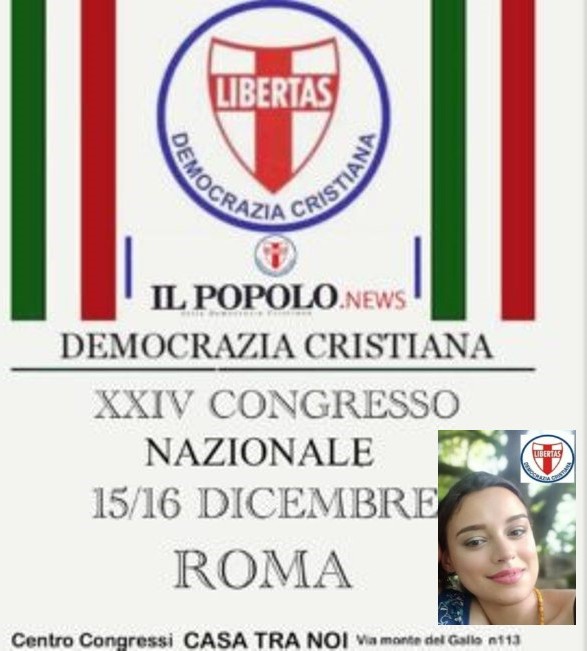 LA RESPONSABILE PROV.LE DEL DIPARTIMENTO “PER LA TUETELA DEL CITTADINO E PER I DIRITTI UMANI” DELLA DEMOCRAZIA CRISTIANA DI ROMA CAPITALE ERIKA PERRONE PRESENTA LE PROPRIE MOTIVAZIONI E GLI OBIETTIVI DI PROGRAMMA CHE SI PROPONE DI SVILUPPARE.