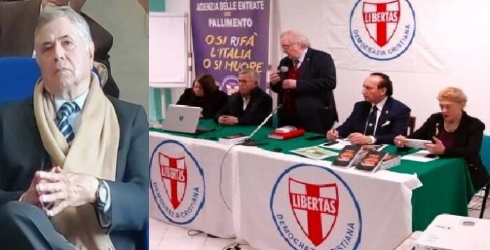 L’appello del Segretario politico provinciale della Democrazia Cristiana di Caserta geom. Luigi Napolano (Teano/CE): democristiani di tutto il mondo unitevi attorno al simbolo dello Scudo Crociato !