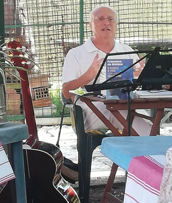 IL PROF. FRANCESCO DE STEFANO HA PRESENTATO A CERVIGNANO DEL FRIULI (UD) NEL POMERIGGIO DI MARTEDI’ 19 AGOSTO 2025 LA SUA ULTIMA FATICA LETTERARIA: “IL SOGNO E’ VITA” !