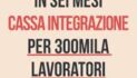 Trecentomila lavoratori in cassa integrazione: il “silenzioso” fallimento del Governo Meloni/Pinocchio !