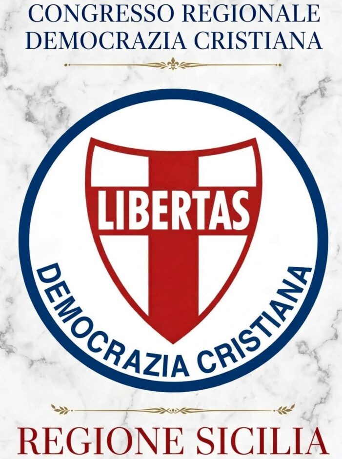 SI SVOLGERA’ AL GRAND’HOTEL MOSE’ DI AGRIGENTO A FINE OTTOBRE 2026 IL XXV° CONGRESSO REGIONALE DELLA DEMOCRAZIA CRISTIANA DELLA SICILIA