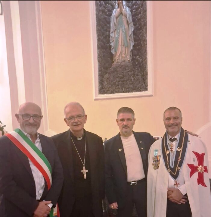 ANCHE I CAVALIERI TEMPLARI DI “OSMTJ 1804” PRESENTI ALLE VARIE CELEBRAZIONI SVOLTESI IN OCCASIONE DELLE FESTIVITA’ MARIANE DEL MESE DI SETTEMBRE 